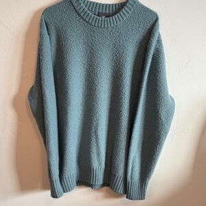 H&M Men's Teal Crewneck Sweater